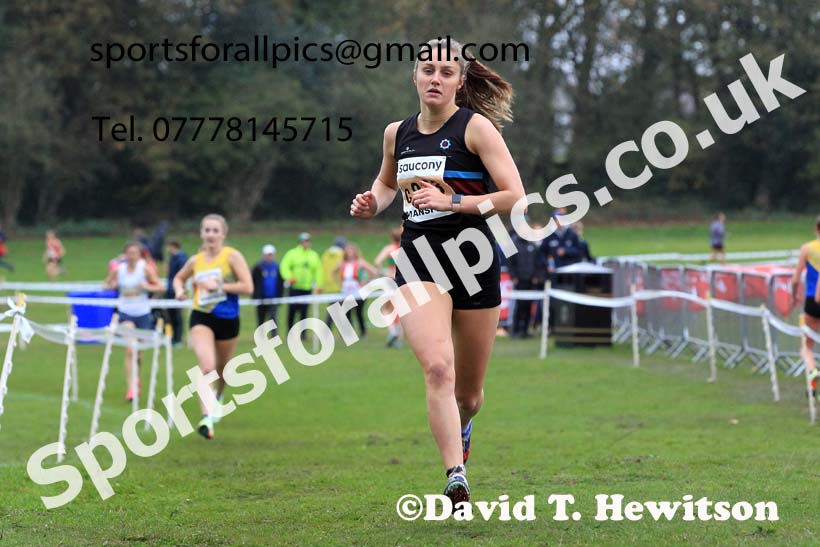 Senior Women, 2022 National Cross Country Relays, Berry Hill Park, Mansfield.  Photo: David T. Hewitson/Sports for All Pics